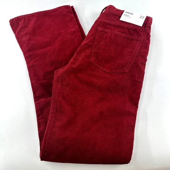 Agolde Brick Corduroy Mid Rise Kick Boot Jeans Size 27 - Picture 4 of 13